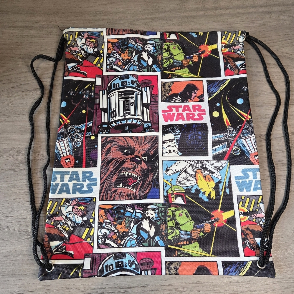 EUC Star Wars Drawstring Cinch Sack Backpack